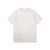 Warehouse Lot 4601 shadow border slub yarn crew neck T-shirt made in Japan oatmeal front view