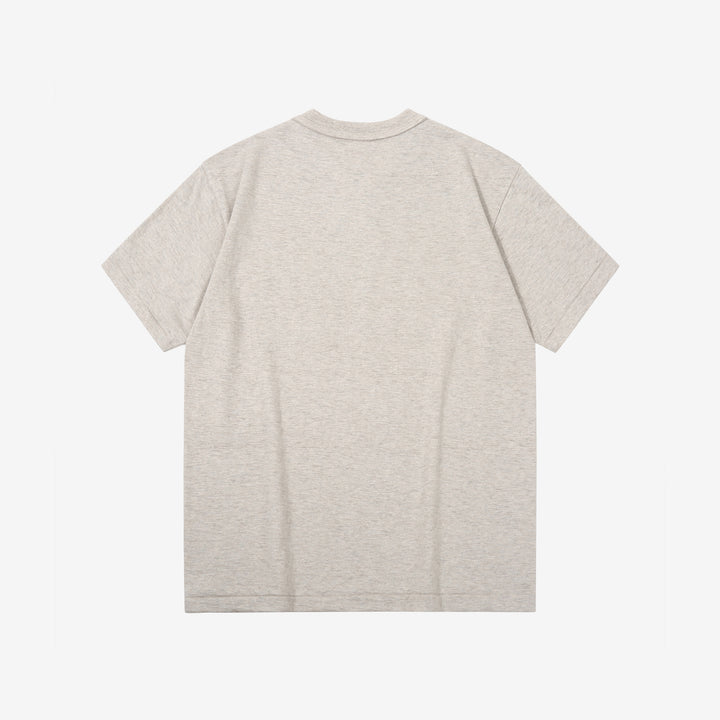 Warehouse Lot 4601 Shadow Border Slub Yarn Pocket T-Shirt Made in Japan Back View Oatmeal