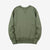 Warehouse Lot 401 plain loopwheel crewneck sweatshirt made in Japan vintage style green back view