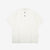 Un-Useless 170218 Plating Knit Linen Polo Shirt Made in Japan White Front