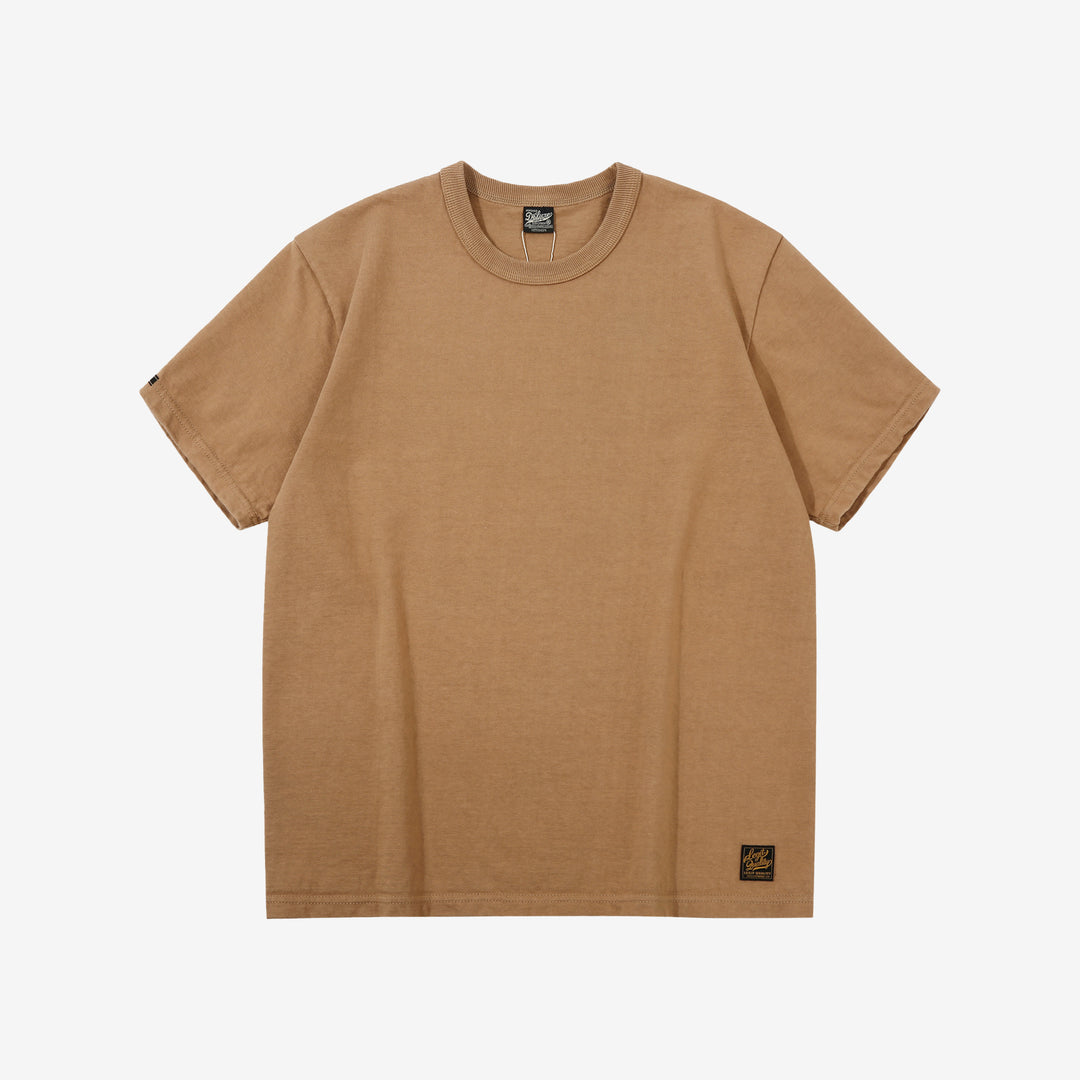 Deluxeware DXTS-00 12.5oz loopwheeled t-shirt made in Japan ultra heavyweight crew neck gold