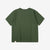 Boncoura High Density Heavyweight Pocket T-Shirt Made in Japan Olive Back View