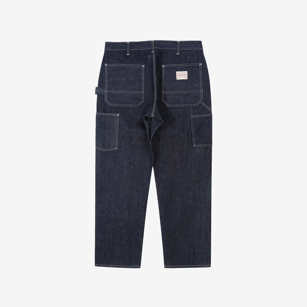 boncoura 15oz selvedge indigo denim painter pants straight fit