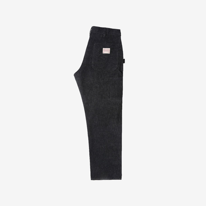 boncoura 15oz selvedge black denim painter pants straight fit
