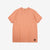 Deluxeware BSP-MNT01 10.5oz loopwheeled T-shirt with 5-needle binder neck, Mention Exclusive, made in Japan pink front view