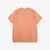 Deluxeware BSP-MNT01 10.5oz loopwheeled T-shirt with 5-needle binder neck, Mention Exclusive, made in Japan pink back view