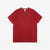 The Flat Head FN-THC-054SP eagle embroidery style print T-shirt light red front view
