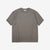 Un-Useless 170204 linen KNITEE short sleeve crew neck knit T-shirt made in Japan charcoal