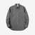 Wasew WSW-016 Schonherr loom button down oxford shirt made in Japan long sleeve cotton shirt grey front view