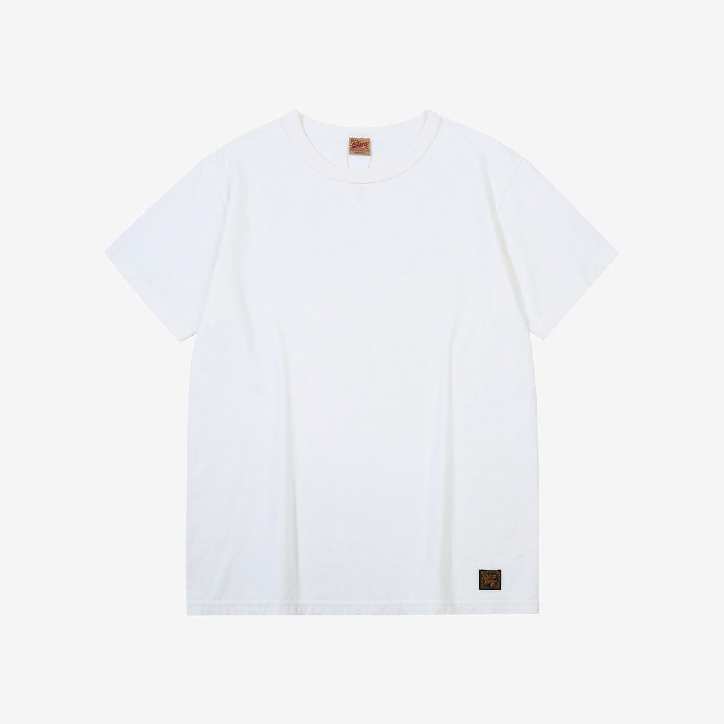 Deluxeware MTS-00 7.5oz loopwheeled T-shirt made in Japan crew neck white