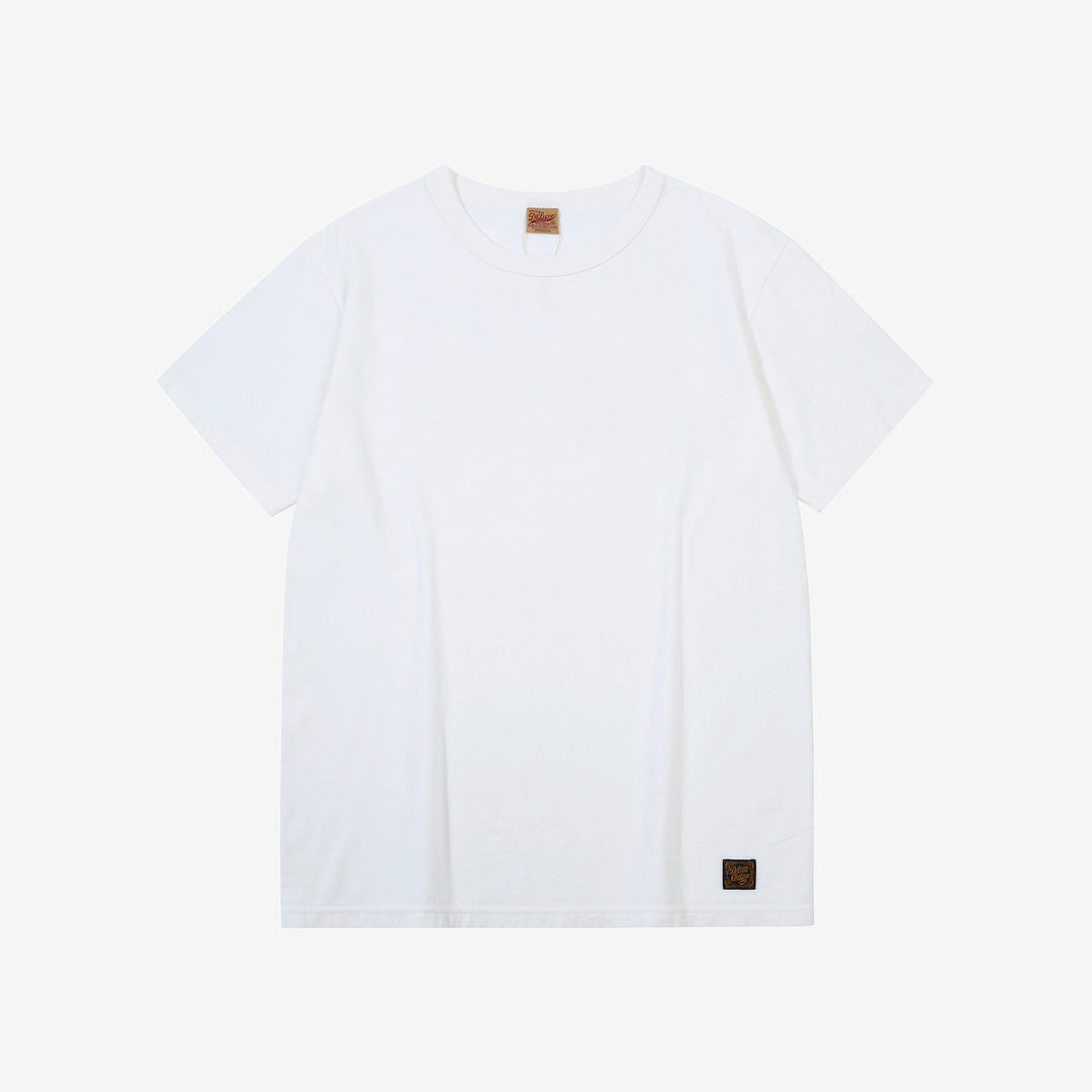 Deluxeware MTS-00 7.5oz loopwheeled T-shirt made in Japan crew neck white