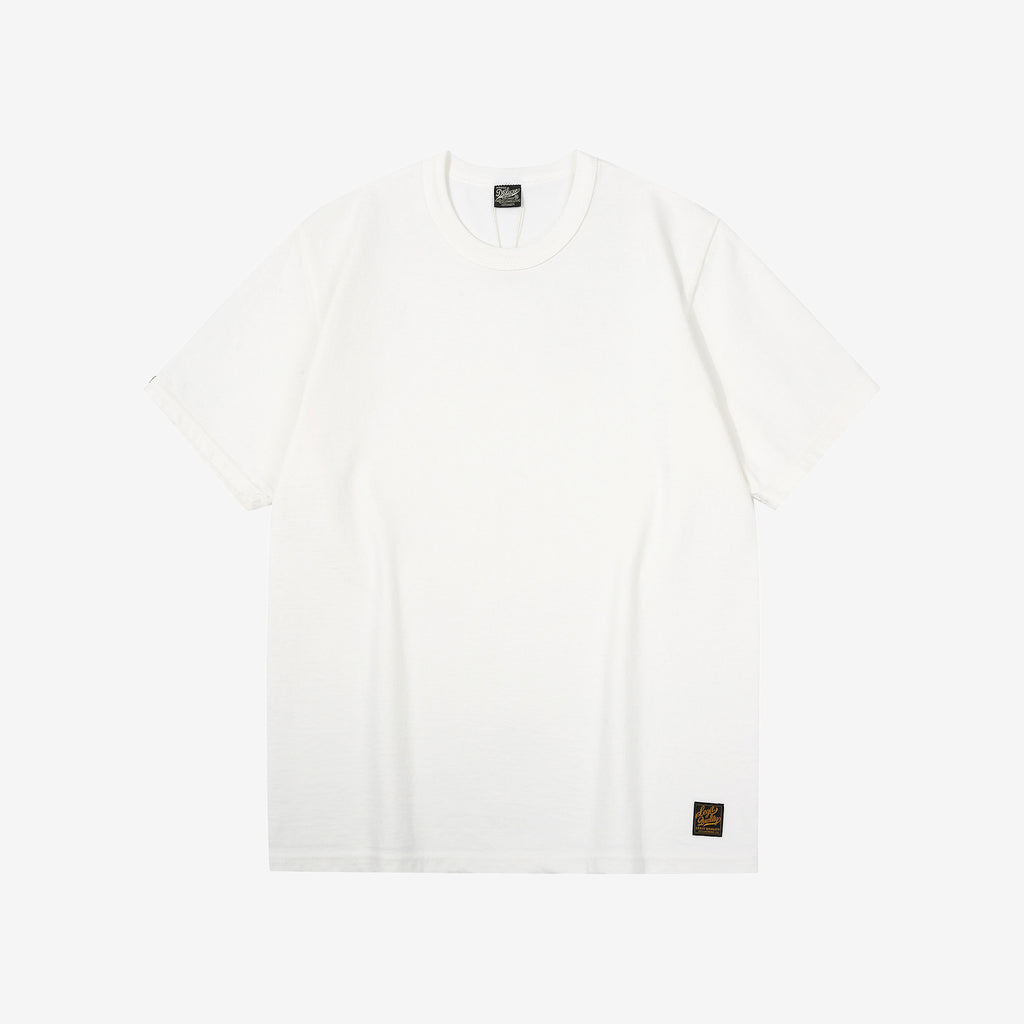 Deluxeware DXTS-00 12.5oz loopwheeled t-shirt made in Japan ultra heavyweight crew neck white