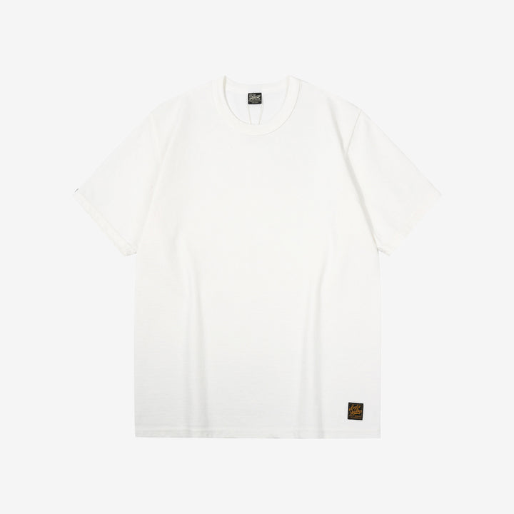 Deluxeware DXTS-00 12.5oz loopwheeled t-shirt made in Japan ultra heavyweight crew neck white