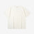 Un-Useless 170205 linen KNITEE short sleeve crew neck pocket knit T-shirt made in Japan white front view