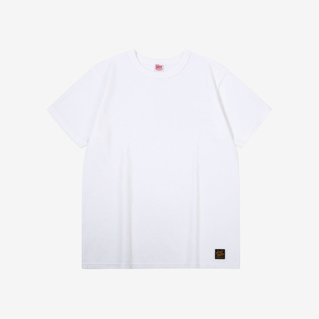 Deluxeware MTS-00 7.5oz loopwheeled T-shirt made in Japan crew neck White
