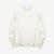 Un-Useless 170402 inlay knit mock neck sweatshirt made in Japan cotton knit white front view
