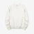 Un-Useless 170401 inlay knit crew neck sweatshirt made in Japan cotton knit white
