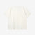 Un-Useless 170204 linen KNITEE short sleeve crew neck knit T-shirt made in Japan white back view
