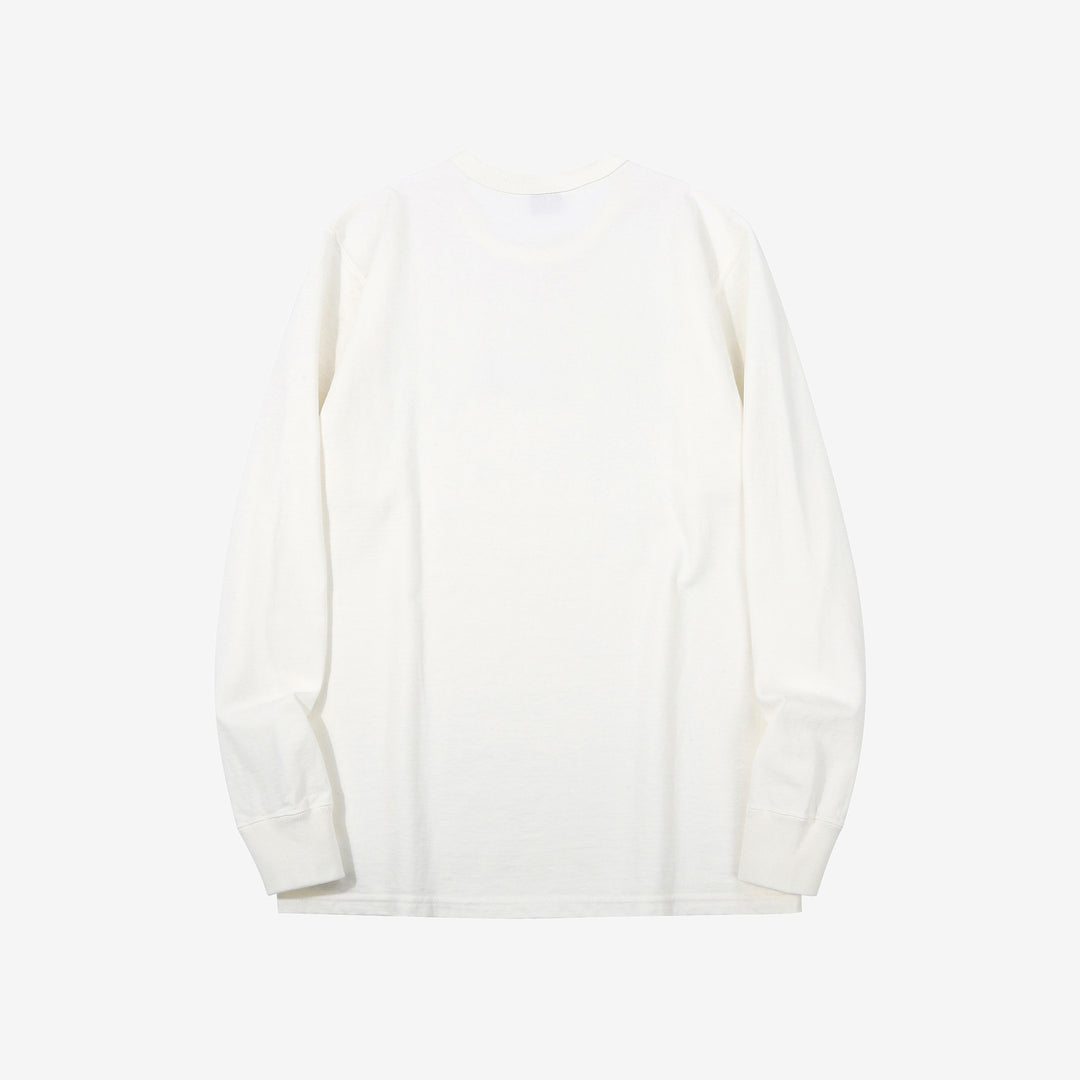 Deluxeware DXTL-00 12.5oz loopwheeled long sleeve t-shirt made in Japan ultra heavyweight white