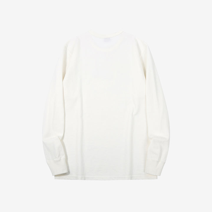Deluxeware DXTL-00 12.5oz loopwheeled long sleeve t-shirt made in Japan ultra heavyweight white