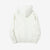 Un-Useless 170416 inlay knit full zip hoodie made in Japan SWKNIT zip hooded sweatshirt white back view
