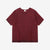 Samurai Jeans SJST-TW01 extra heavyweight T-shirt made in Japan crew neck bordeaux front view