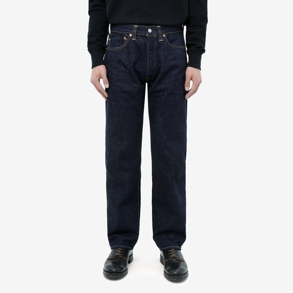Boncoura XX 15oz Selvedge Indigo Denim - Classic Straight Fit - Made in Japan - Wear Image Front