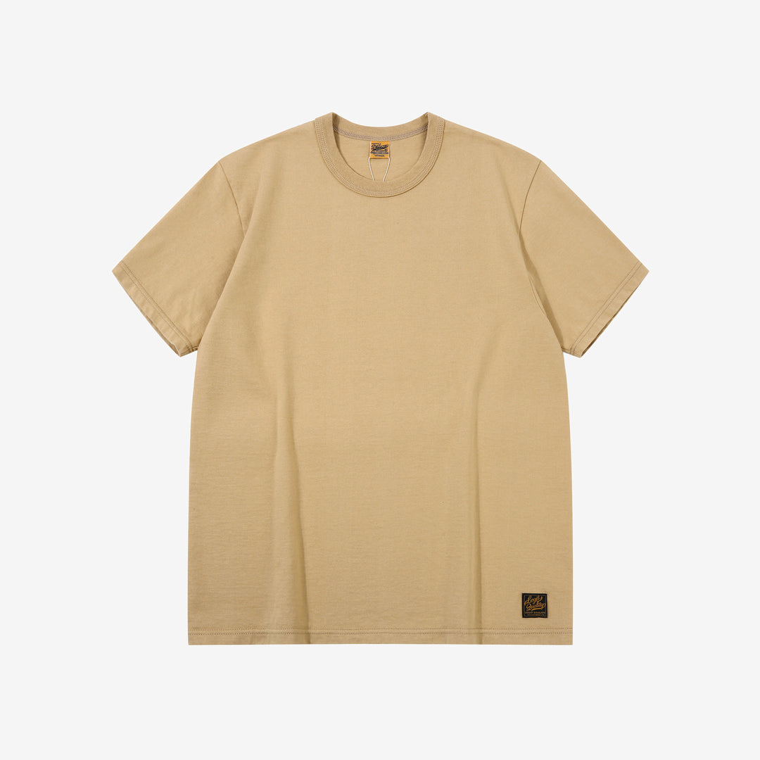 Deluxeware SDTS-00 10.5oz loopwheeled T-shirt made in Japan heavyweight crew neck yellow