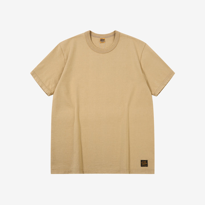 Deluxeware SDTS-00 10.5oz loopwheeled T-shirt made in Japan heavyweight crew neck yellow