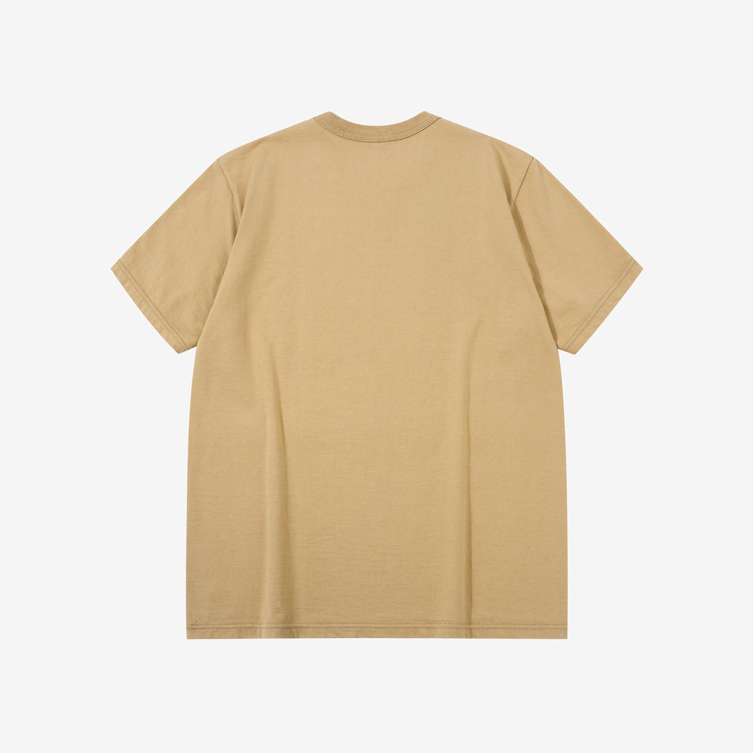 Deluxeware SDTS-00 10.5oz loopwheeled T-shirt made in Japan heavyweight crew neck yellow