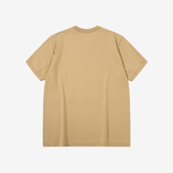 Deluxeware SDTS-00 10.5oz loopwheeled T-shirt made in Japan heavyweight crew neck yellow